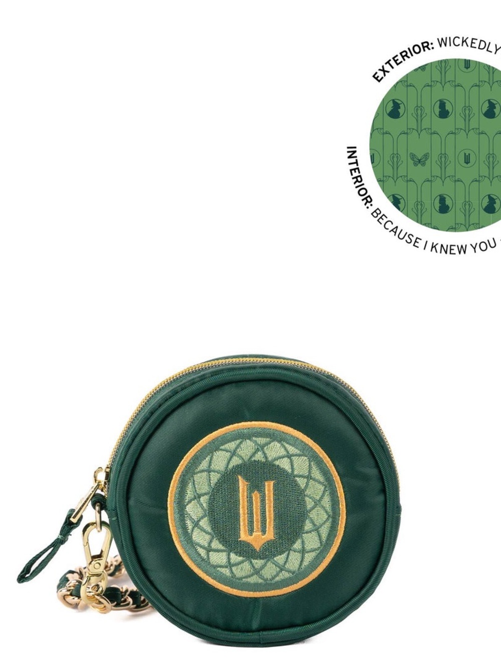 Wicked x Lug Ozwheel Circle Pouch & Metal Chain Wristlet
